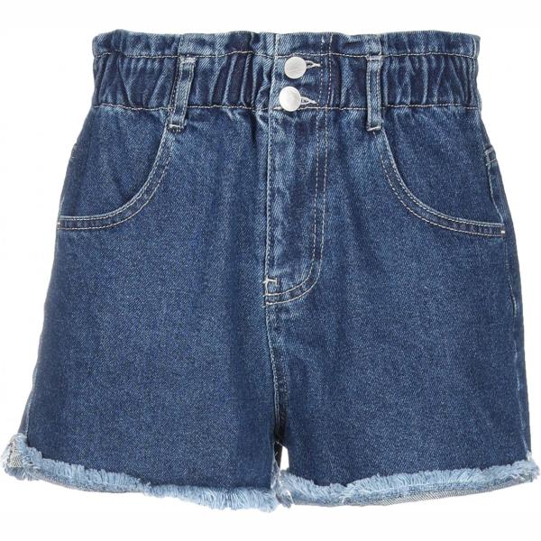 shorts Soallure blu tinta unita