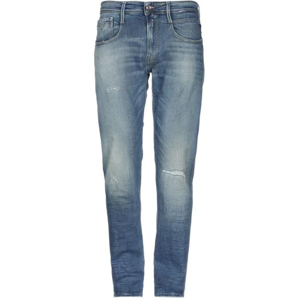 jeans Replay blu tinta unita
