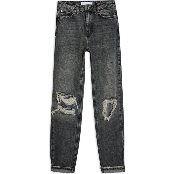 jeans Topshop nero tinta unita