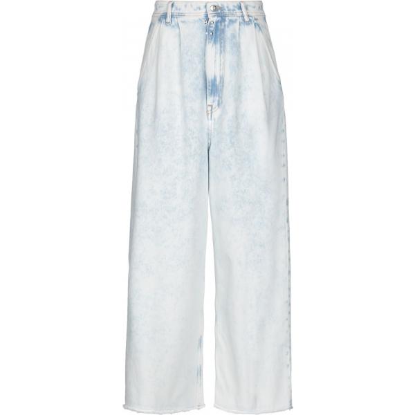 jeans Mm6 Maison Margiela blu tinta unita