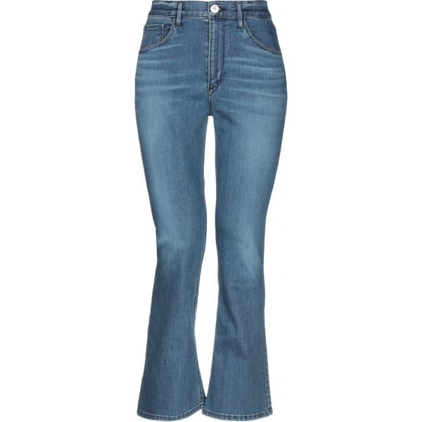 jeans 3x1 blu tinta unita