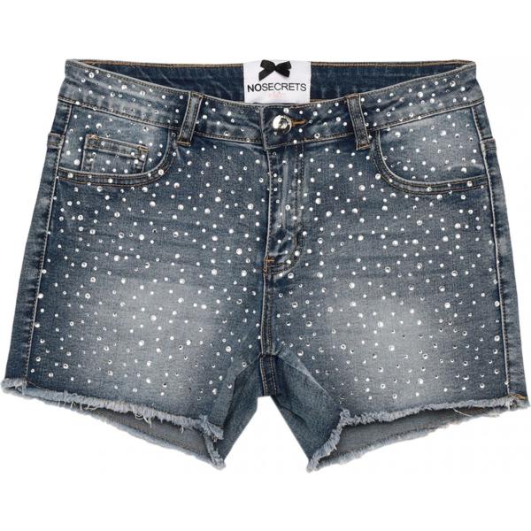 shorts No Secrets blu tinta unita
