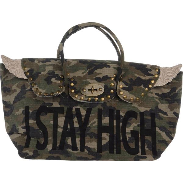 borse a mano Mia Bag verde military