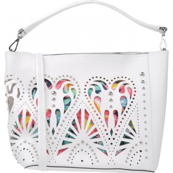 Borsa a mano con manico shantung con zip tinta unita Marina Galanti tinta unita