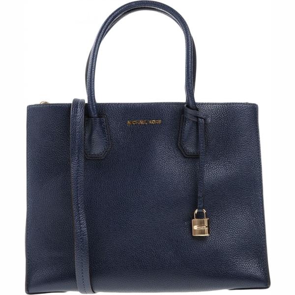 borse a mano Michael Michael Kors blu tinta unita
