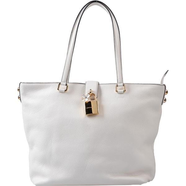 borse a mano Dolce & Gabbana bianco tinta unita