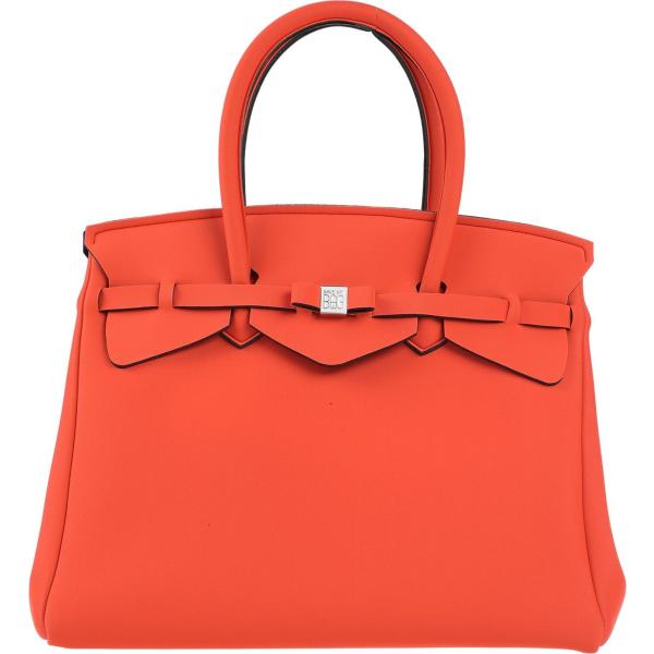 borse a mano Save My Bag arancione tinta unita