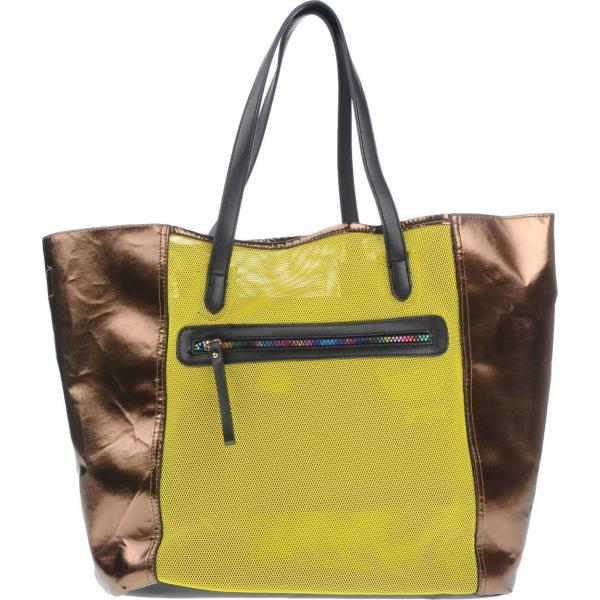 Shopping bag maxi Good Mood tinta unita