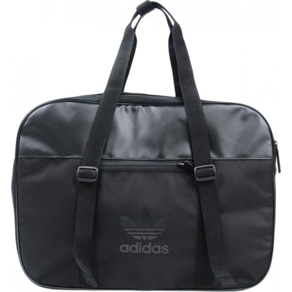 Borsa a mano con zip interno foderato in pelle sintetica tinta unita Adidas Originals tinta unita