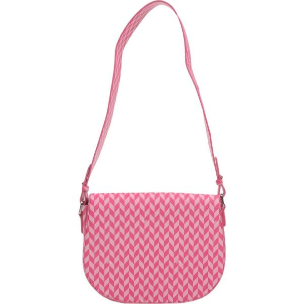 borse a cartella Mia Bag rosa geometrica