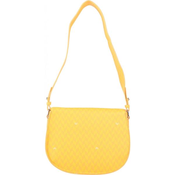borse a cartella Mia Bag giallo geometrica