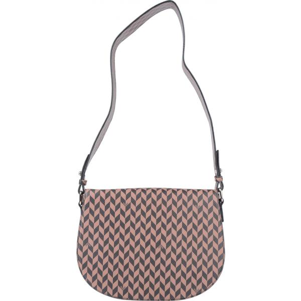 borse a cartella Mia Bag nero geometrica