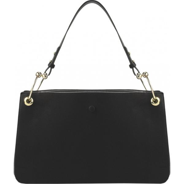 Borsa a mano maxi con zip interno foderato in pelle sintetica con manico tinta unita Nali tinta unita