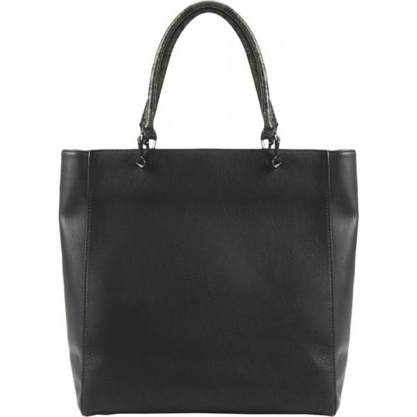 Borsa a mano con zip interno foderato tinta unita Nali tinta unita