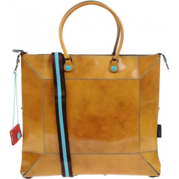 Borsa a mano maxi con zip interno foderato tinta unita Gabs tinta unita