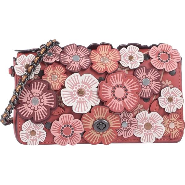 Borsa a mano mini contrasto a scatto Coach multicolore