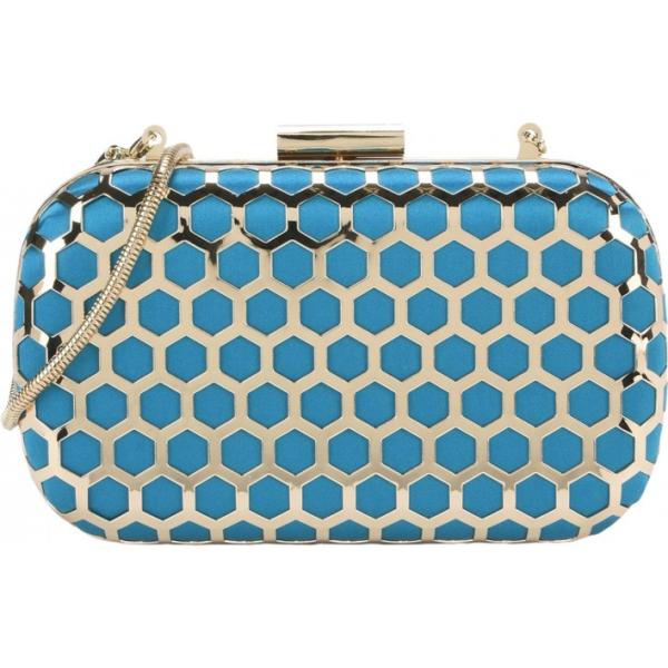 Borsa a mano petit a scatto interno foderato in raso tinta unita Inge Christopher tinta unita