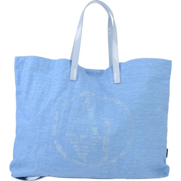 Borsa a mano maxi contrasto doppio manico interno sfoderato in tessuto tecnico tinta unita Armani Jeans tinta unita