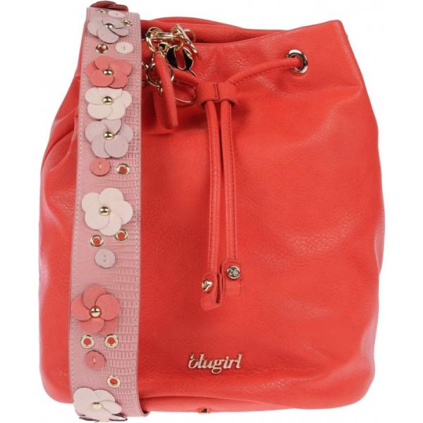 Borsa a mano secchiello taglia media con laccetti interno foderato in pelle sintetica tinta unita Blugirl Blumarine tinta unita