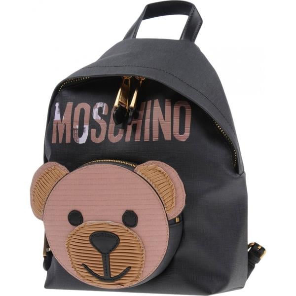 zaini Moschino nero tinta unita