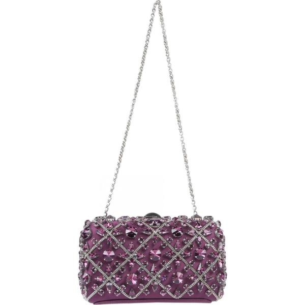 borse a mano Rodo viola tinta unita