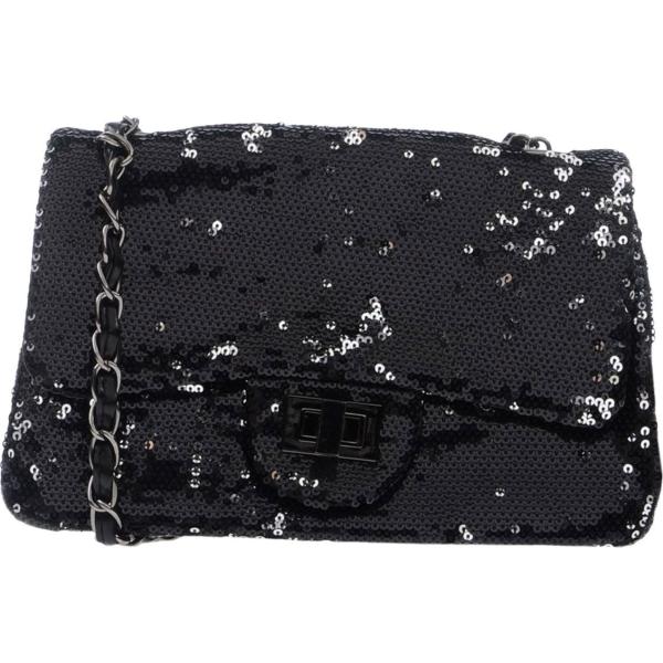 Borsa a tracolla mini con paillettes a scatto tinta unita Maury tinta unita