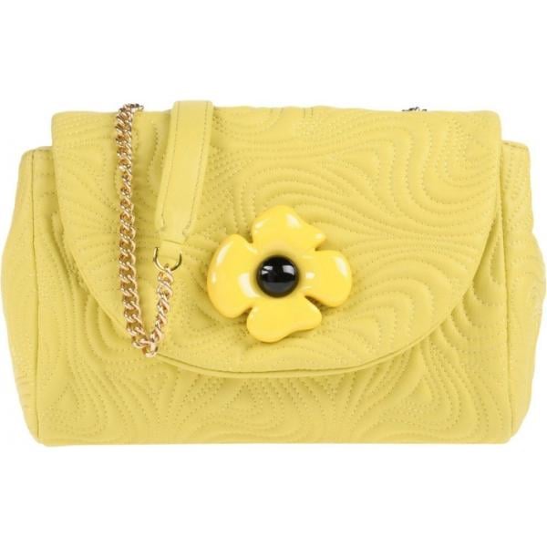 Borsa a tracolla messenger contrasto taglia media con zip interno foderato in pelle sintetica tinta unita Boutique Moschino tinta unita