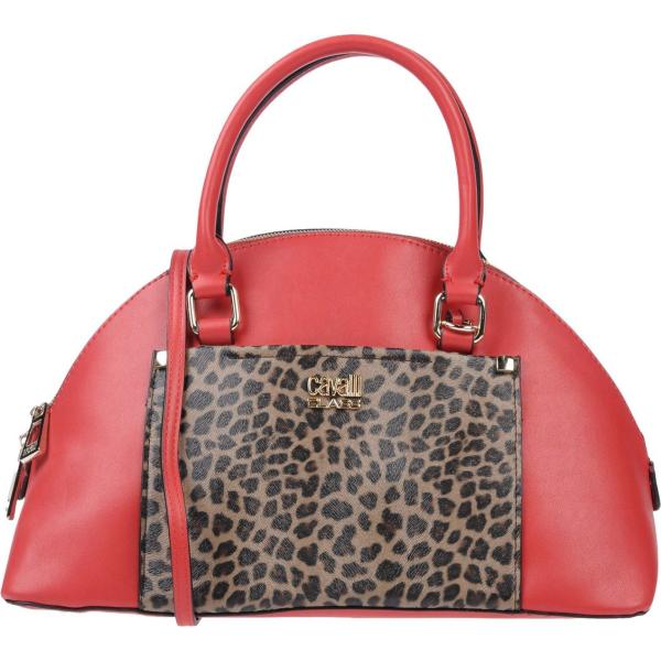 borse a mano Cavalli Class rosso animalier