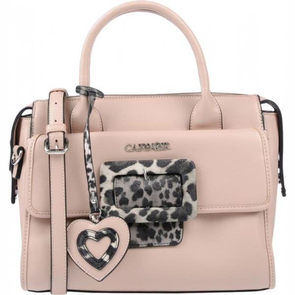 Borsa a mano taglia media con fibbia interno foderato in pelle sintetica tinta unita CAFèNOIR tinta unita