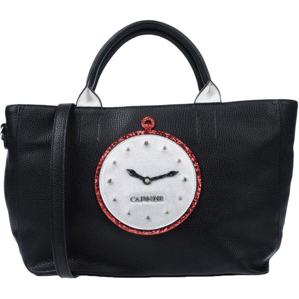 Borsa a mano glitter taglia media con zip interno foderato in pelle sintetica tinta unita CAFèNOIR tinta unita