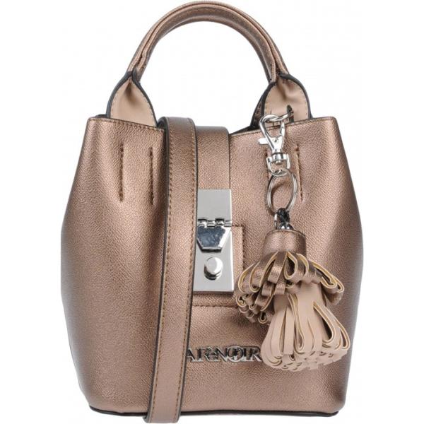 Borsa a mano petit effetto laminato a scatto in pelle sintetica tinta unita CAFèNOIR tinta unita