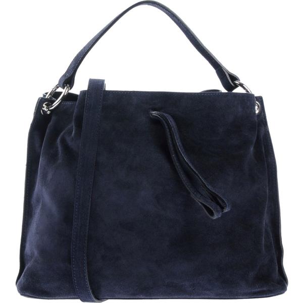 Borsa a mano con manico effetto scamosciato taglia media interno foderato con tracolla removibile Manifatture Campane tinta unita