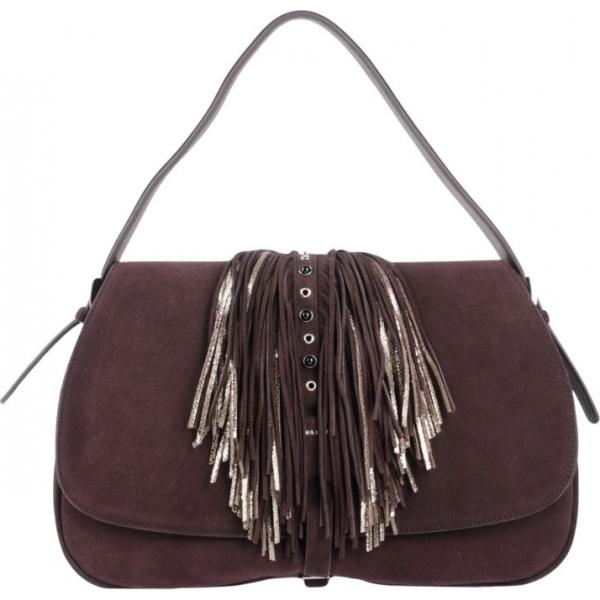 Borsa a mano cartella con manico effetto scamosciato taglia media con zip interno foderato tinta unita Mia Bag tinta unita