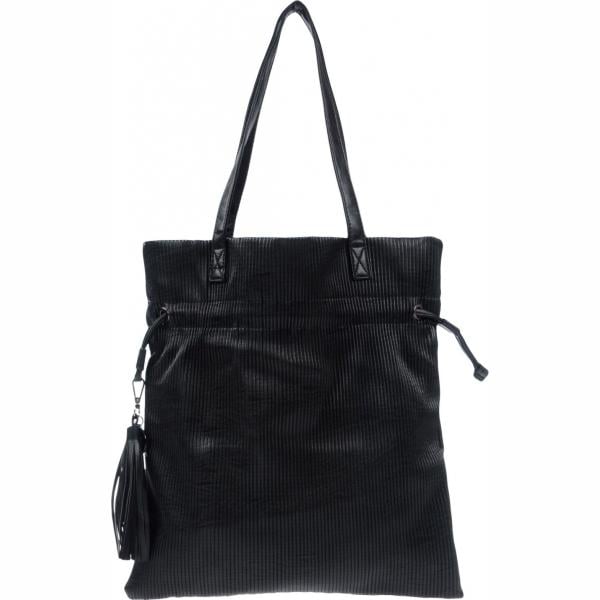 Borsa a spalla maxi con coulisse interno foderato in pelle sintetica tinta unita Fornarina tinta unita