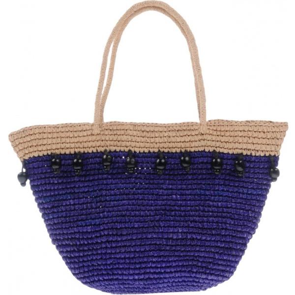 Borsa a mano maxi contrasto doppio manico interno sfoderato Sensi Studio multicolore