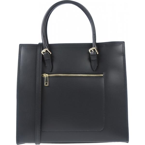 Borsa a mano taglia media con zip interno foderato tinta unita Laura Di Maggio tinta unita