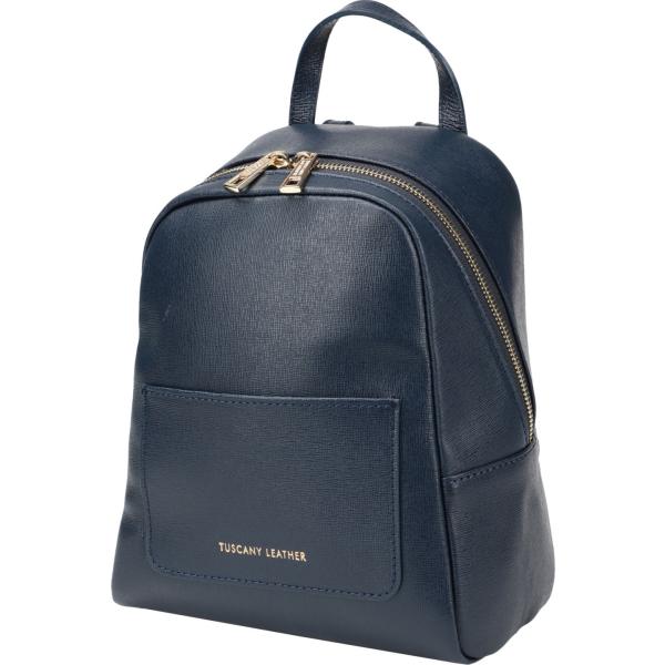 zaini Tuscany Leather grigio tinta unita