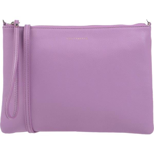 Borsa a mano in pelle martellata taglia media con zip interno foderato tinta unita Coccinelle tinta unita