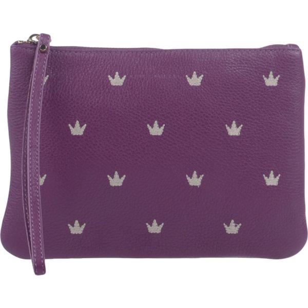 Borsa a mano mini con manico contrasto in pelle martellata con zip tinta unita Coccinelle tinta unita