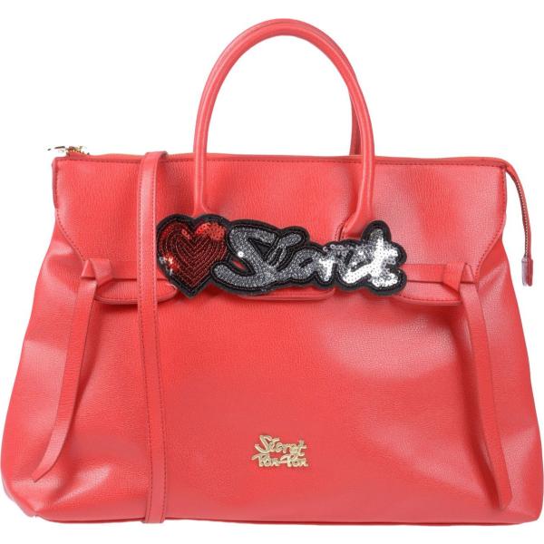 Borsa a mano maxi con paillettes e zip interno foderato in pelle sintetica tinta unita Secret Pon-Pon tinta unita