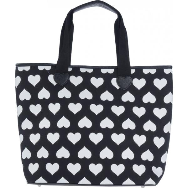 Borsa a mano con stampa taglia media doppio manico interno sfoderato in pelle sintetica Twinset multicolore con stampe