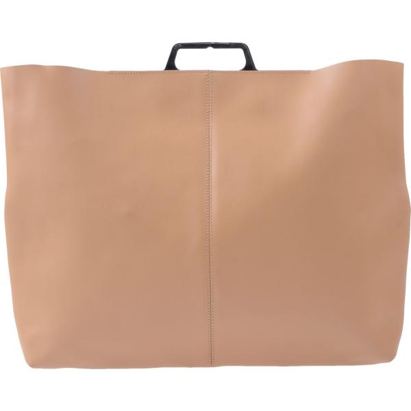 Borsa a mano maxi con zip e manico tinta unita Mm6 Maison Margiela tinta unita