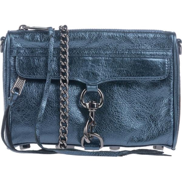 borse a mano Rebecca Minkoff blu tinta unita