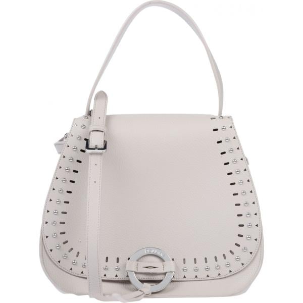 Borsa a mano messenger con manico e borchie taglia media interno sfoderato in pelle sintetica tinta unita Pollini tinta unita