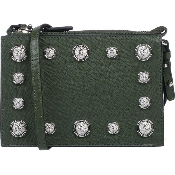 Borsa a tracolla mini con stampa e zip interno foderato tinta unita Versus Versace tinta unita