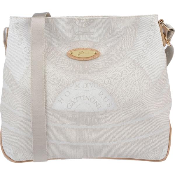 Borsa a tracolla fantasia taglia media con zip interno foderato in pelle sintetica Gattinoni