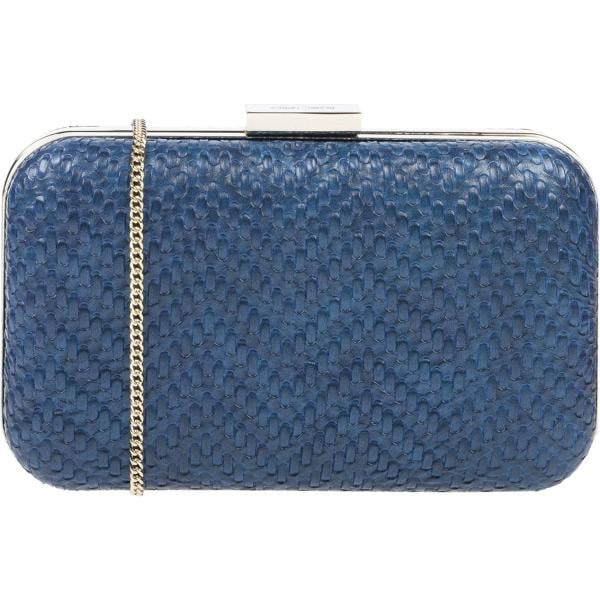 Borsa a mano mini a scatto interno foderato in pelle sintetica tinta unita Olga Berg tinta unita