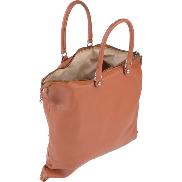 Borsa a mano maxi con zip tinta unita Stele tinta unita
