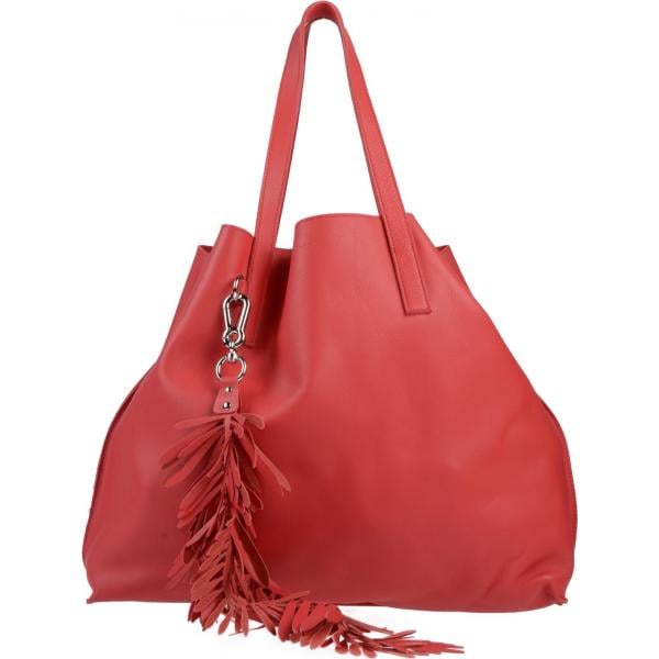 Borsa maxi in pelle martellata doppio manico tinta unita P.a.r.o.s.h. tinta unita