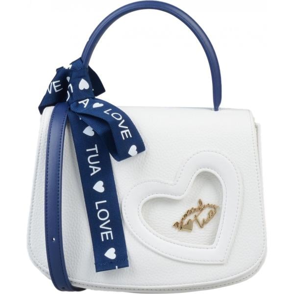 Borsa a mano mini con manico in pelle martellata interno foderato in pelle sintetica tinta unita Tua By Braccialini tinta unita